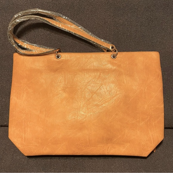 SOLD! New Boutique Vegan Leaf Layered Shopper/Handbag/Tote - Picture 3 of 7